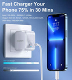 Choetech USB-C PD 45W GaN Type-C Wall Charger – US Plug – White – PD8007