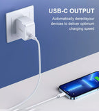 Choetech USB-C PD 45W GaN Type-C Wall Charger – US Plug – White – PD8007