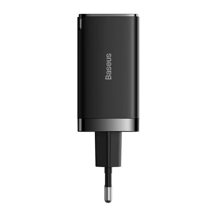 Baseus GaN5 Pro Fast Charger 2C+U 65W  EU  Black(Include:Baseus Xiaobai series fast charging Cable Type-C  to Type-C 100W(20V/5A) 1m Black)