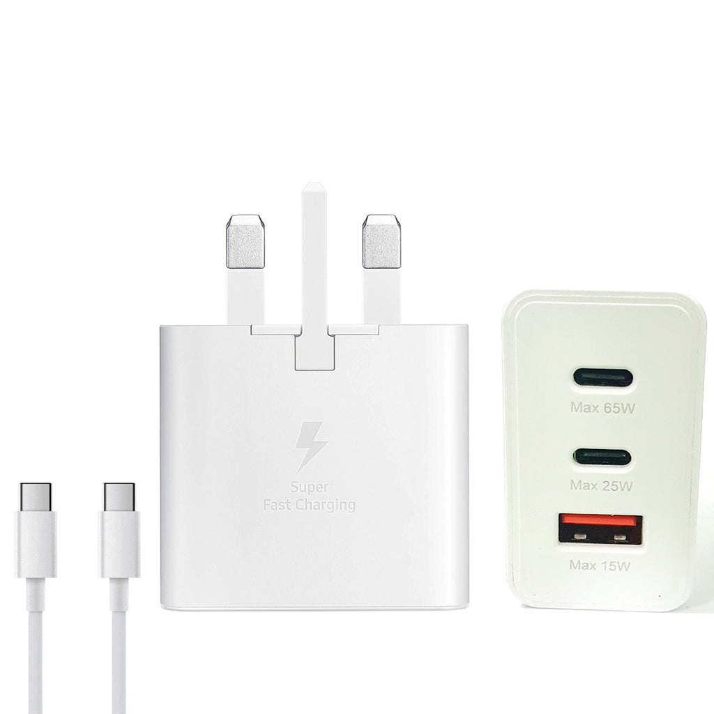 Samsung atc Charger 65W Pd Trio Usb c*2 Port (Master Copy)