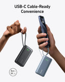 Anker A1259 Nano PowerBank (30W, Built-In USB-C Cable)