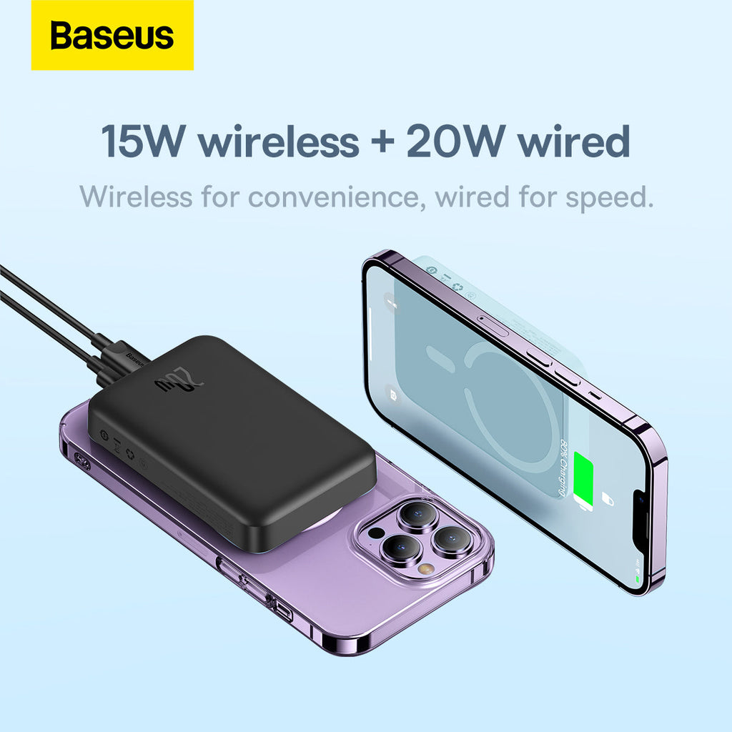 Baseus Magnetic Mini Wireless Power Bank 20W
