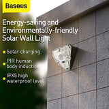 Baseus Energy Collection Series Solar Energy Human Body Induction Wall Lamp 4 Pcs Pack