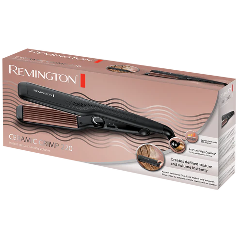 REMINGTON CERAMIC CRIMP CREPE HAIR STRAIGHTENER-S3580