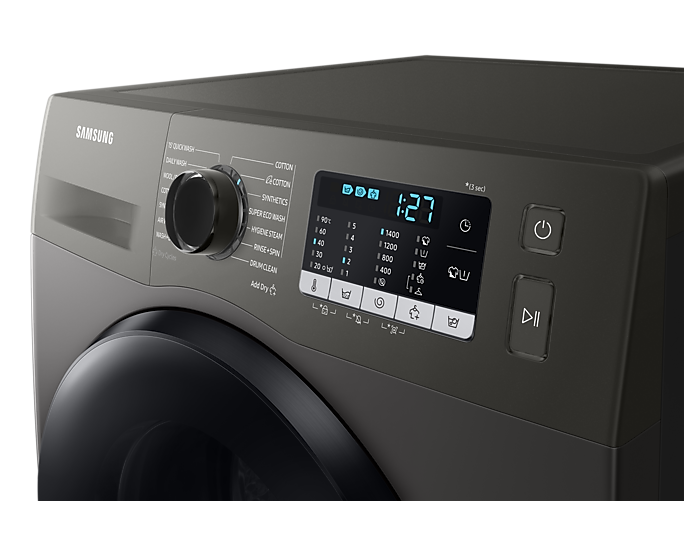Samsung Front Load Washer-Dryer with Air Wash, 7/5kg (WD70TA046BX/NQ)