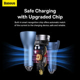 Baseus Golden Contactor Pro Triple Fast Car Charger 2C+U 65W