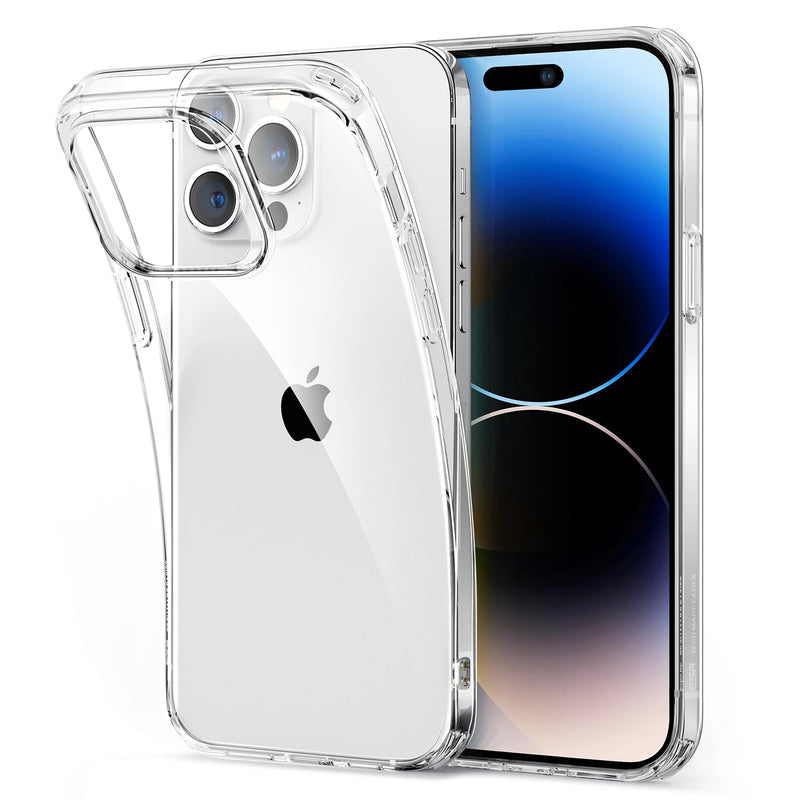 Apple iPhone 14 Pro Project Zero Case Series Thin Silicone Cover, Slim Transparent TPU Phone Case – Clear