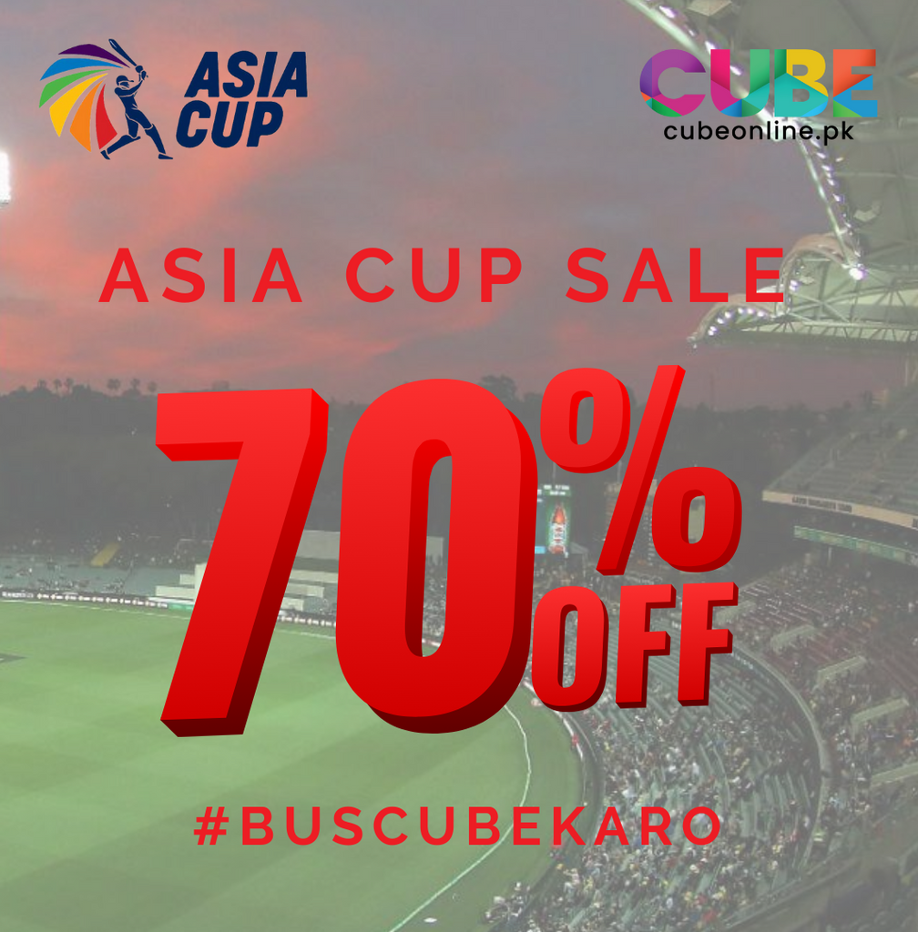 Exclusive Asia Cup Discounts: Your Ticket to a Winning Shopping Experience at CubeOnline.pk