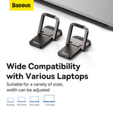 Baseus Slim Laptop Kickstand 2pcs Pack Grey