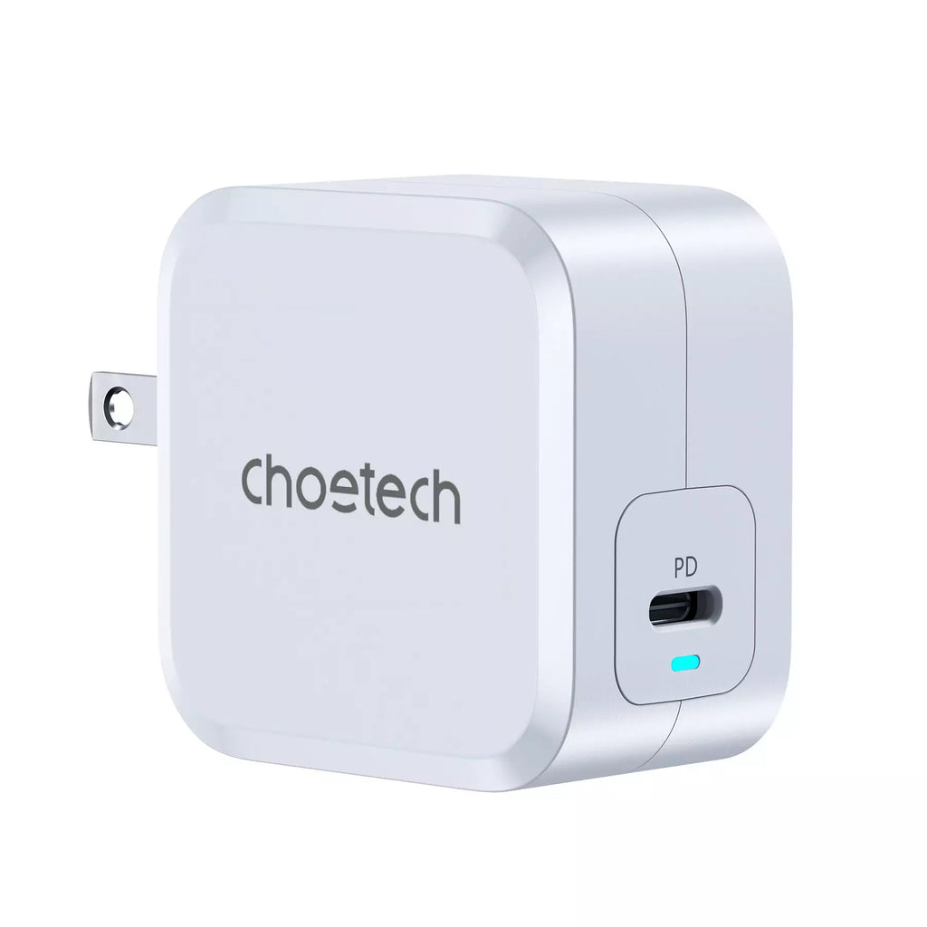 Choetech USB-C PD 45W GaN Type-C Wall Charger – US Plug – White – PD80 ...