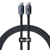 Baseus Crystal Shine Series Fast Charging Data Cable Type-C to Type-C 100W