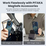 iPhone 15 Pro Max PITAKA StarPeak MagEZ Case 4 made with Aramid Fiber