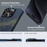 iPhone 15 Pro Max PITAKA StarPeak MagEZ Case 4 made with Aramid Fiber