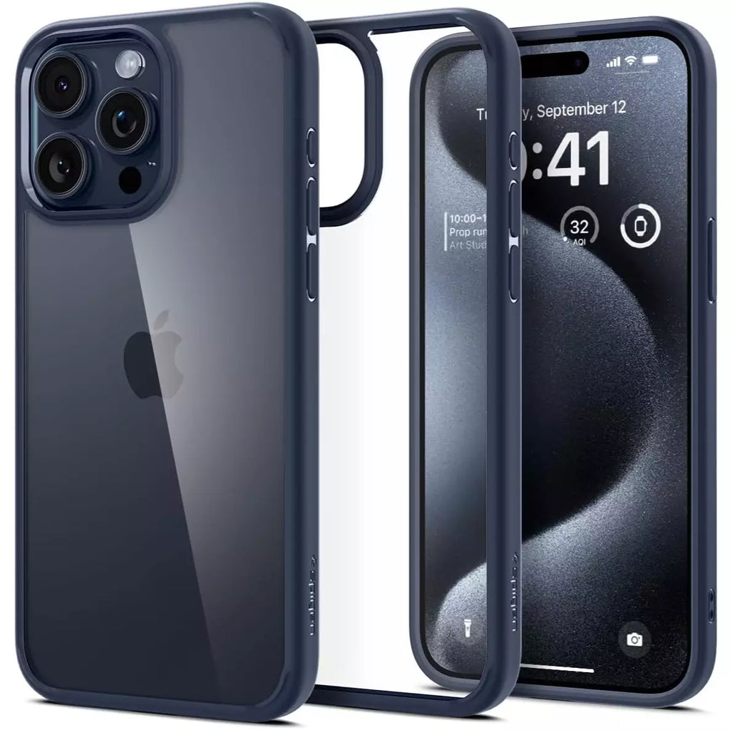 iPhone 15 Pro Max Case / 15 Pro / 15 /15 Plus, Spigen [Ultra Hybrid]  (MagFit)