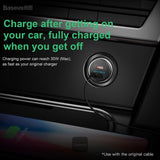 Baseus Circular Plastic A+C 30W PPS Car Charger