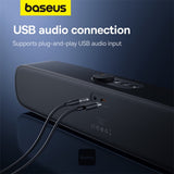 Baseus AeQur Series DS10 Desktop Mini Soundbar Bluetooth Speaker - Black