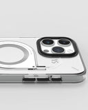 iPhone 15 Pro Case A15 Crystal Clear Case Never Yellowing by Aulumu Unique Cooling Window Design MagSafe Compatible - Clear