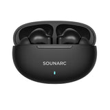 Sounarc Q1 Earbuds Wireless Bluetooth Earphone, 28 Hours of Playtime, Ergonomic Fit, Shaking Bass. Clear Call, Touch Control