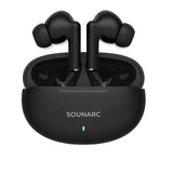 Sounarc Q1 Earbuds Wireless Bluetooth Earphone, 28 Hours of Playtime, Ergonomic Fit, Shaking Bass. Clear Call, Touch Control