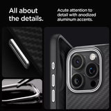 Apple iPhone 15 Pro Max Enzo Aramid Magsafe Case by Spigen – ACS07044 – Black