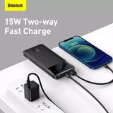 Baseus Bipow 10000mAh Quick Charging 15W Digital Display Power Bank