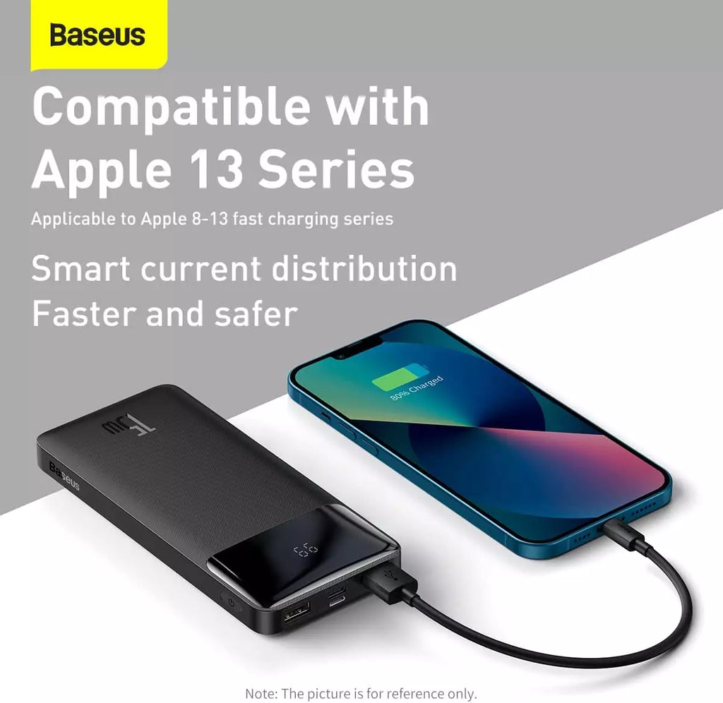 Baseus Bipow 10000mAh Quick Charging 15W Digital Display Power Bank – CUBE
