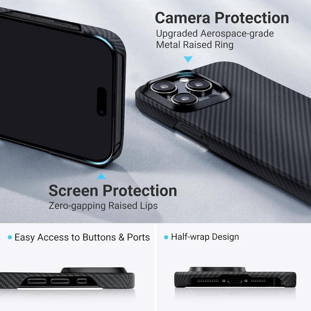 iPhone 15 Pro Max PITAKA MagEZ Case 4 Aramid Fiber Fusion – CUBE