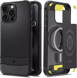 Apple iPhone 15 Pro Max Rugged Armor MagFit Case by Spigen – ACS06561 – Matte Black