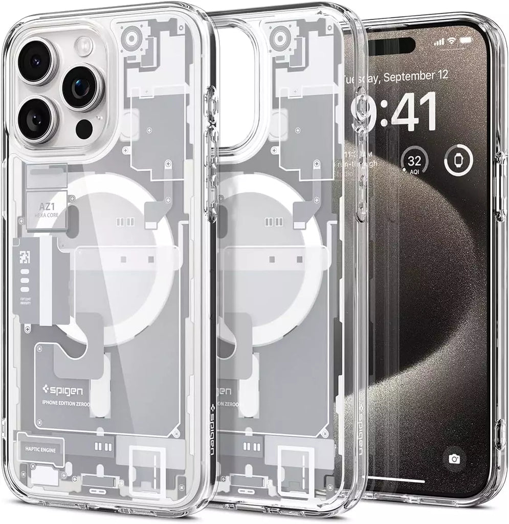 For Apple iPhone 15 Pro Max Case / 15 Pro | Spigen [Ultra Hybrid] (MagFit)  Pack