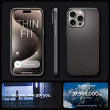 Apple iPhone 15 Pro Thin Fit Case by Spigen