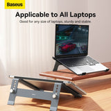 Baseus UltraStable Series Desktop Laptop Stand (4-Gear Adjustable) Space Grey