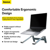 Baseus UltraStable Series Desktop Laptop Stand (4-Gear Adjustable) Space Grey