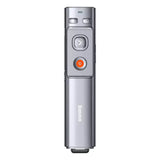 Baseus Orange Dot AI Wireless Presenter (Red Laser)(Charging) Grey