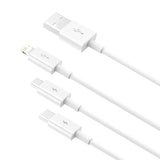 Baseus Superior Series Fast Charging Data Cable USB to M+L+C 3.5A
