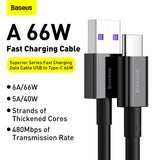 Baseus Superior USB to Type C 66W Fast Charging Cable