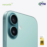 Apple iPhone 16 (Teal) PTA Approved