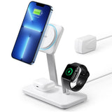 ESR HaloLock 3-in-1 Wireless Charger with CryoBoost - US Plug - Arctic White
