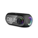 Kisonli LP-2S RGB Speaker Alarm Clock Bluetooth 5.0 TF-Card For Mobile