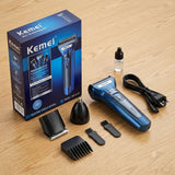 Kemei Trimmer 6330 3 in 1 Grooming Kit