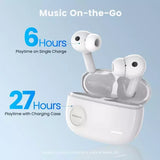 Sounarc Q2 Earbuds Hybrid Dual Driver TWS Wireless Earphones with Bluetooth 5.3, One Key Recovery, 32 Hours Playtime