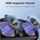 Sounarc R1 40W Portable Outdoor Speaker with Bluetooth 5.3, IPX6 Waterproof, Stereo Pairing & more