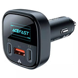 Acefast B5 101W 2C+A Metal Car Charger With OLED Smart Display