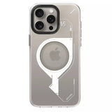 iPhone 15 Pro Case A15 Crystal Clear Case Never Yellowing by Aulumu Unique Cooling Window Design MagSafe Compatible - Clear