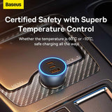 Baseus Golden Contactor Pro Triple Fast Car Charger 2C+U 65W