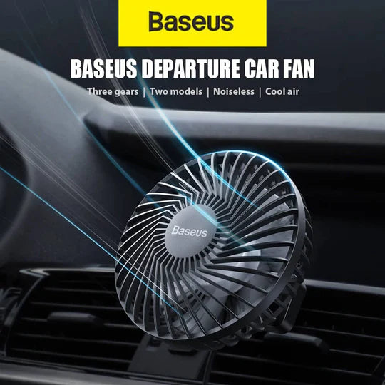 Baseus - Portabler Ventilator für den Auto Lüftungsschlitz - Departure  Series - blau