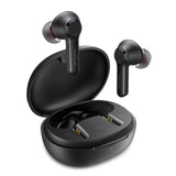 EarFun Air Pro 2 Wireless Earbuds Hybrid Active Noise Cancelling Wireless Earphones Bluetooth 5.2, 6 Mics in-Ear Detection App for Custom EQ Wireless Charging 34Hrs – Black