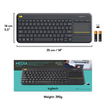 LOGITECH K400 PLUS WIRELESS TOUCH KEYBOARD