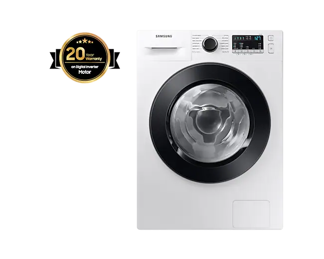 Samsung Front Load Washing Machine with Eco Bubble™ and Air Wash, 8.5+6 Kg (WD85T4046CE/FQ)