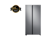 Samsung Refrigerator SBS with All-around Cooling, 680L (RS62R5001M9/LV)