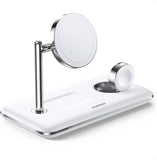 UGreen 3 IN 1 Magsafe Wireless Charging Station, 15W Fast Charging (White)